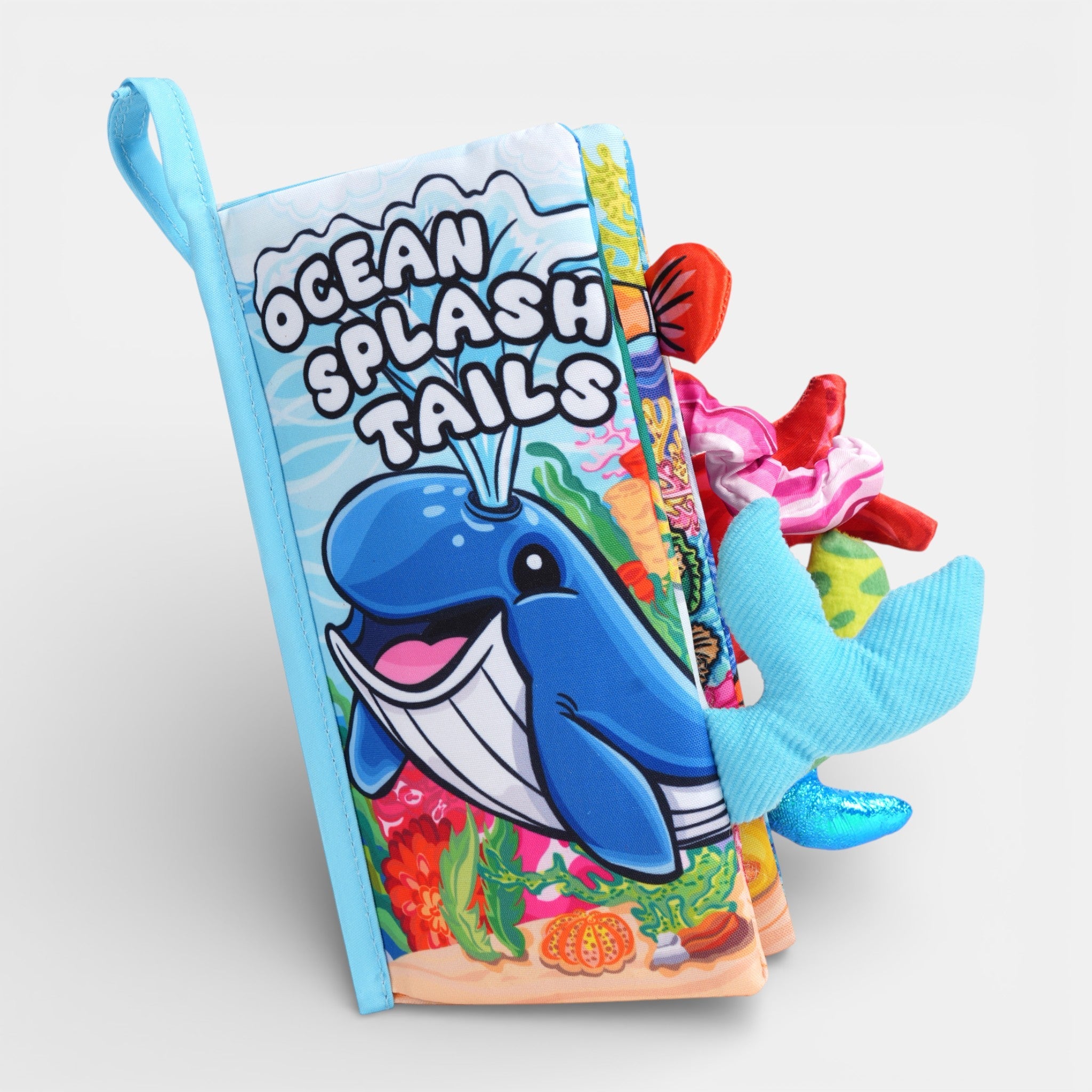 Tail Friends™ Sensory Cloth Book - Ocean Splash Tails
