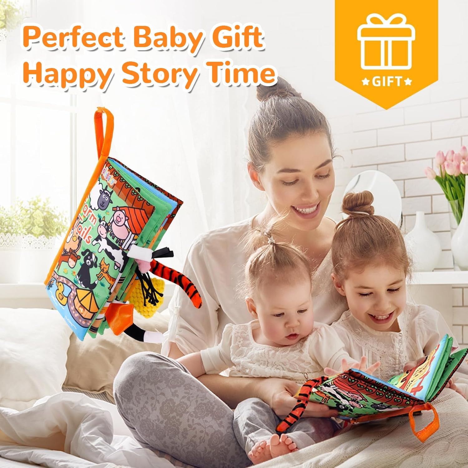 Tail Friends™ Sensory Cloth Book - Farm