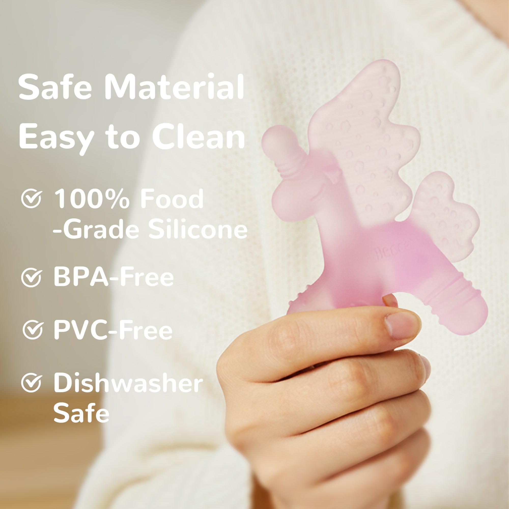 Dreamiecorn™ Baby Teether - Blush Glow