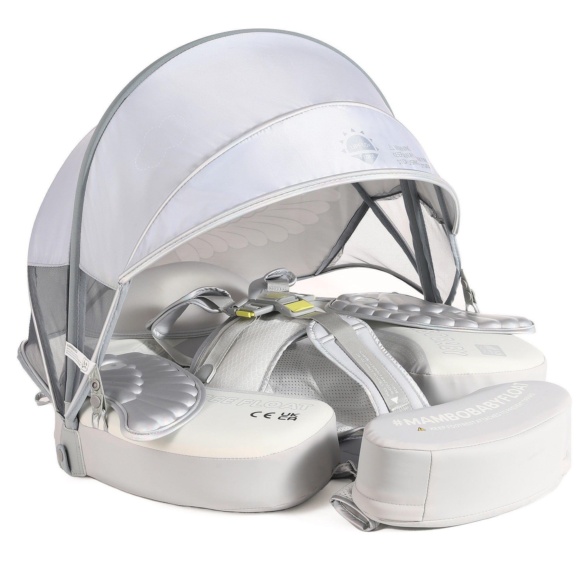 Mambobaby Float with Canopy and Tail Angel