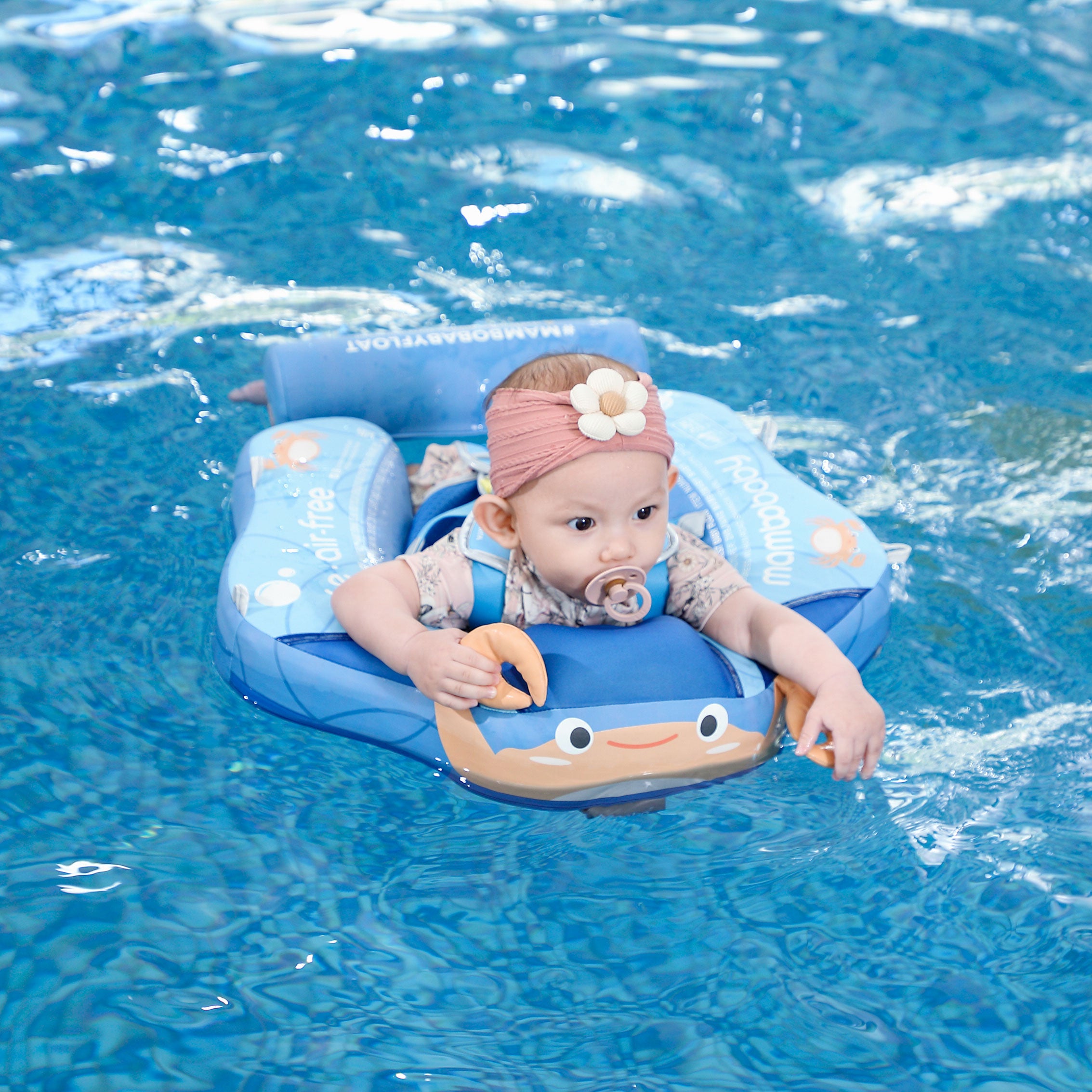 Mambobaby Float with Canopy and Tail Crab