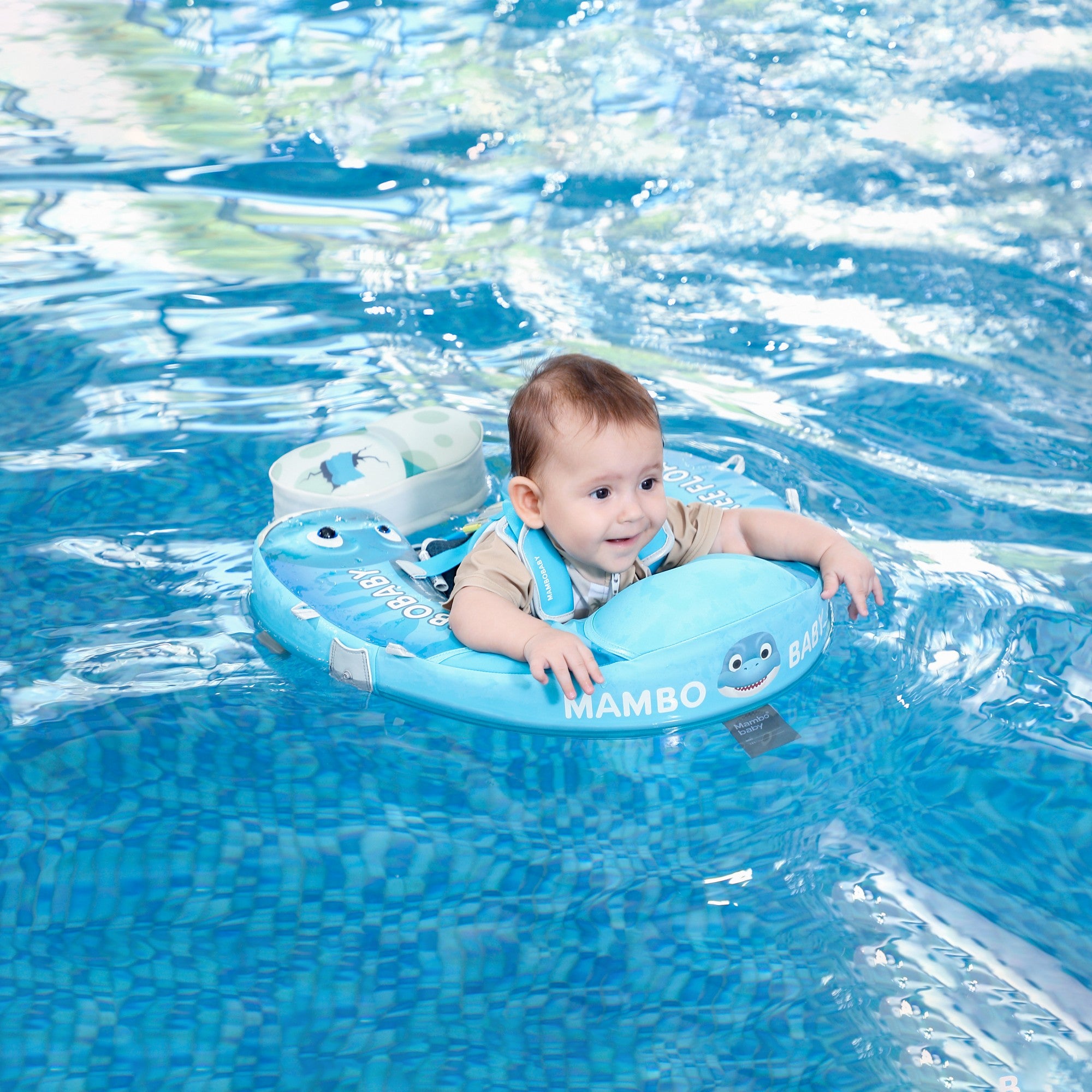 Mambobaby Float with Canopy and Tail Dino Egg