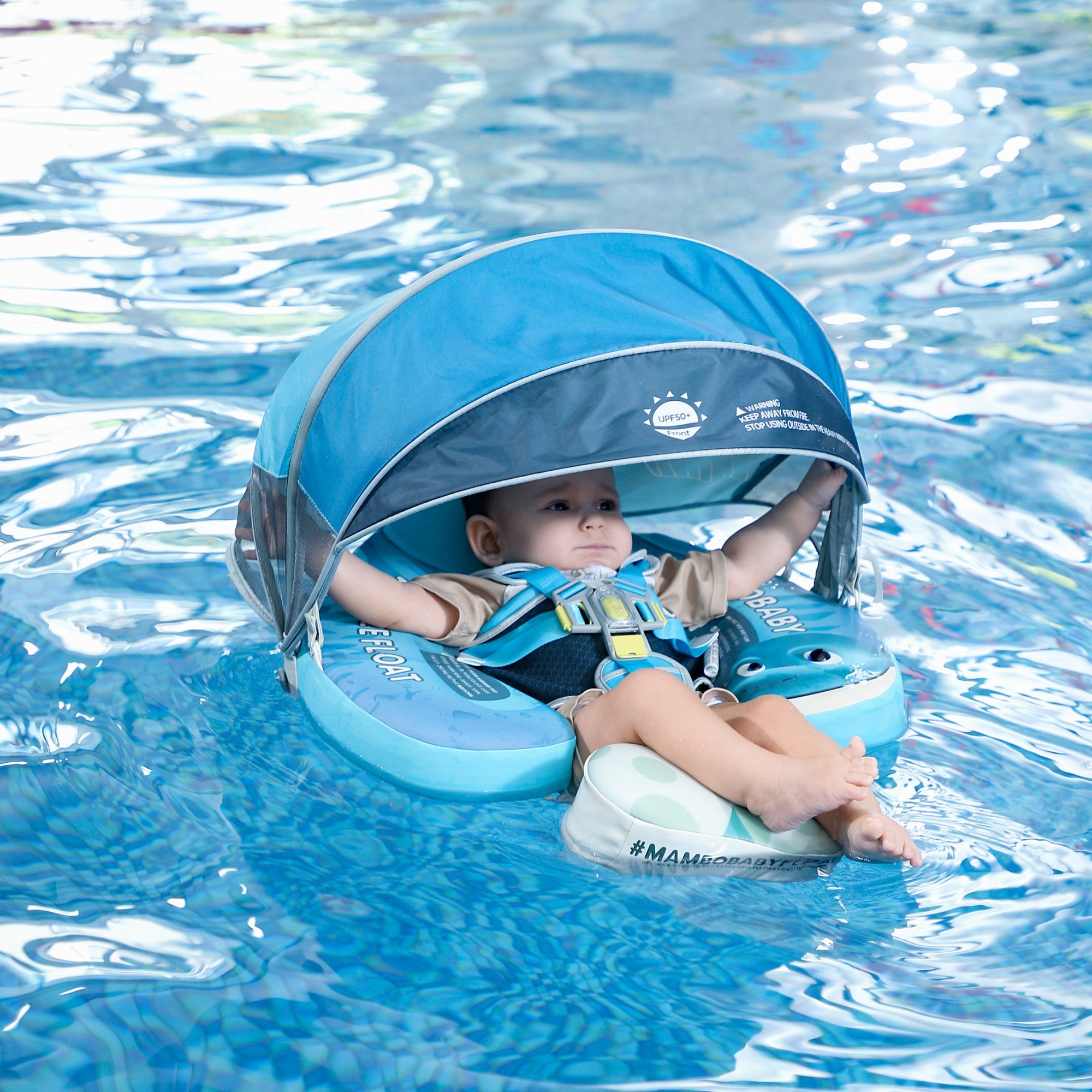 Mambobaby Float with Canopy and Tail Dino Egg