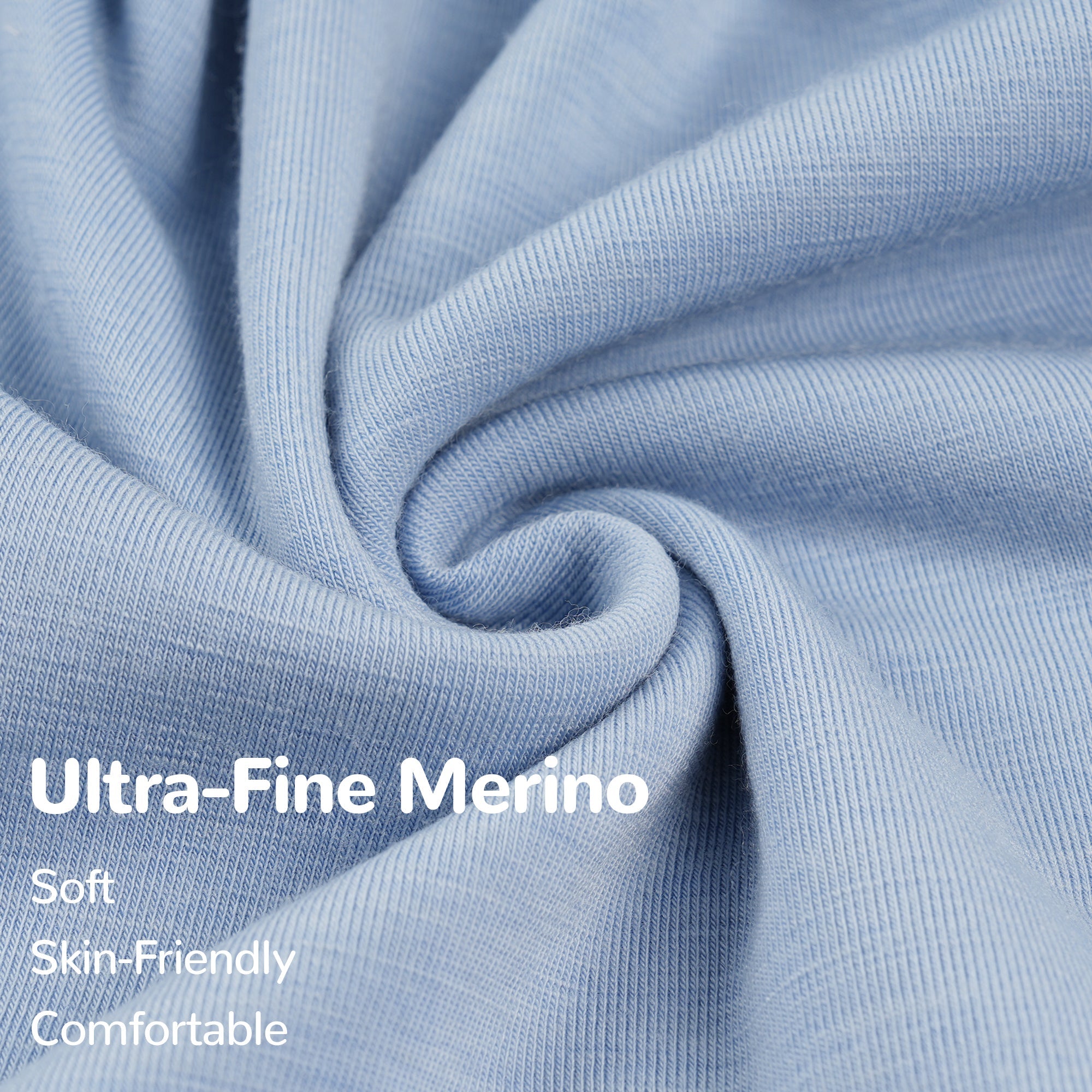 All-Season Merino Sleep sack - Cosmos Blue