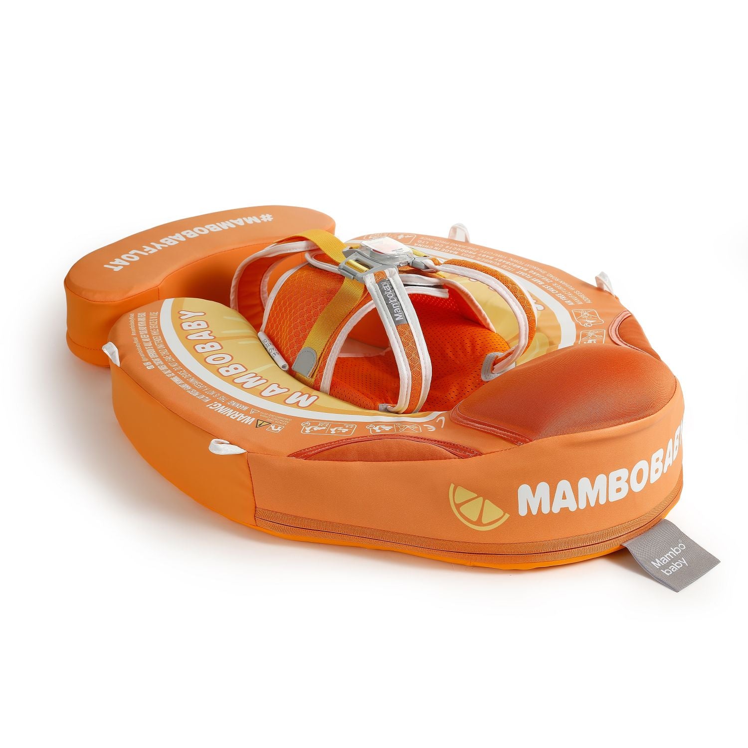 Mambobaby Float with Canopy and Tail Orange