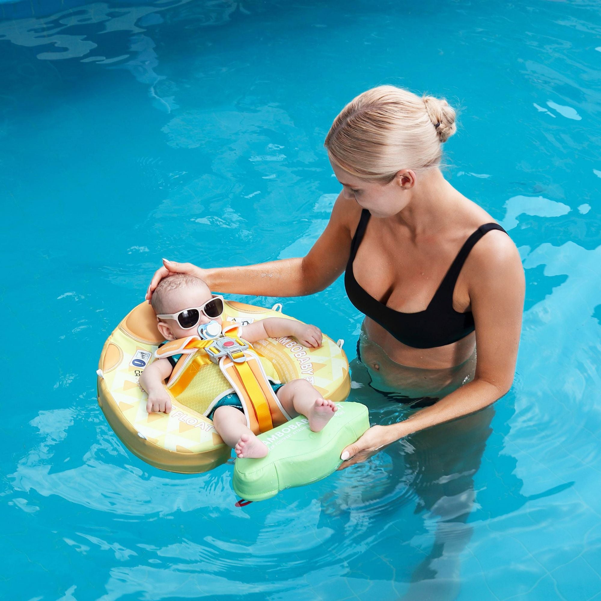 Mambobaby Float with Canopy and Tail Pineapple