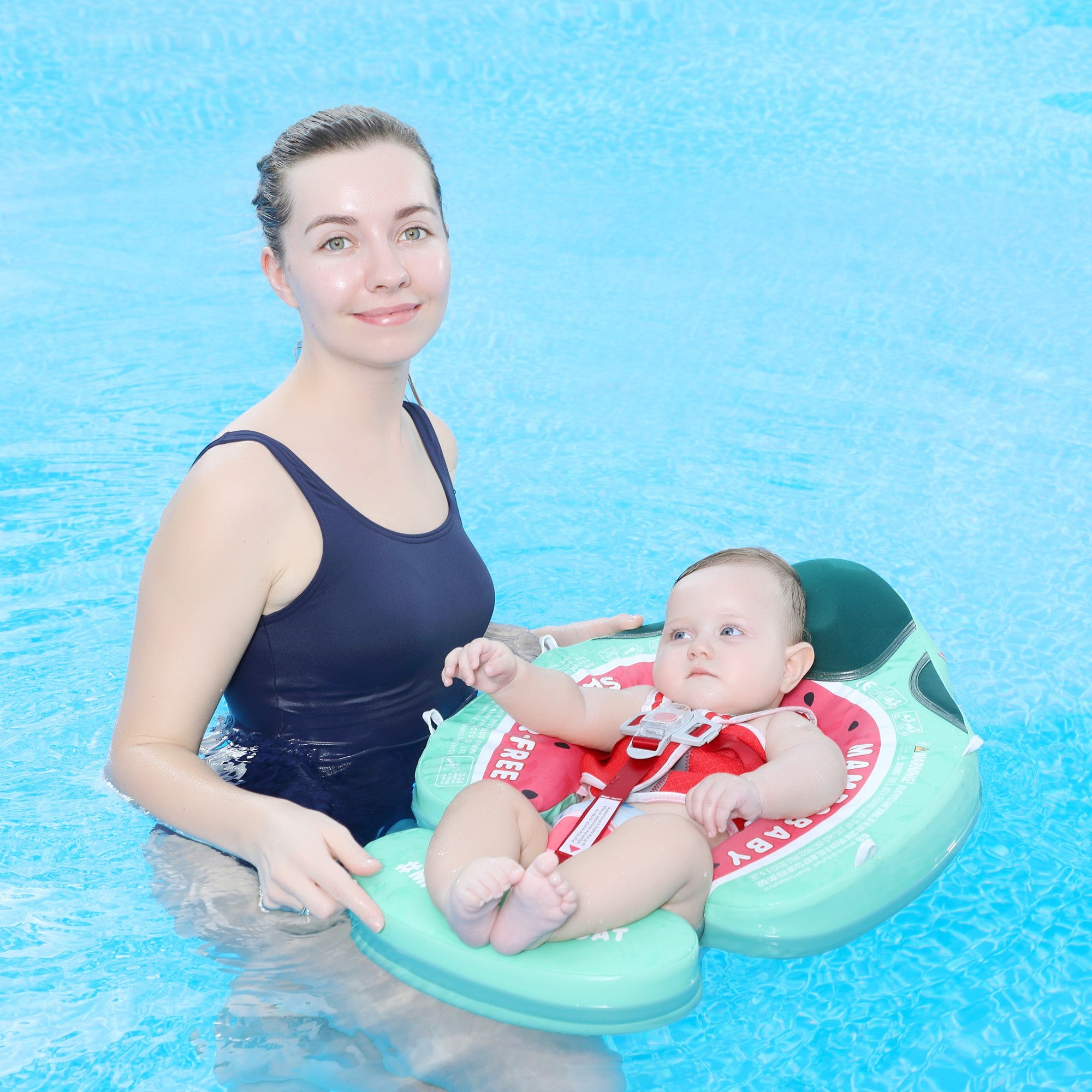 Mambobaby Float with Canopy and Tail Watermelon