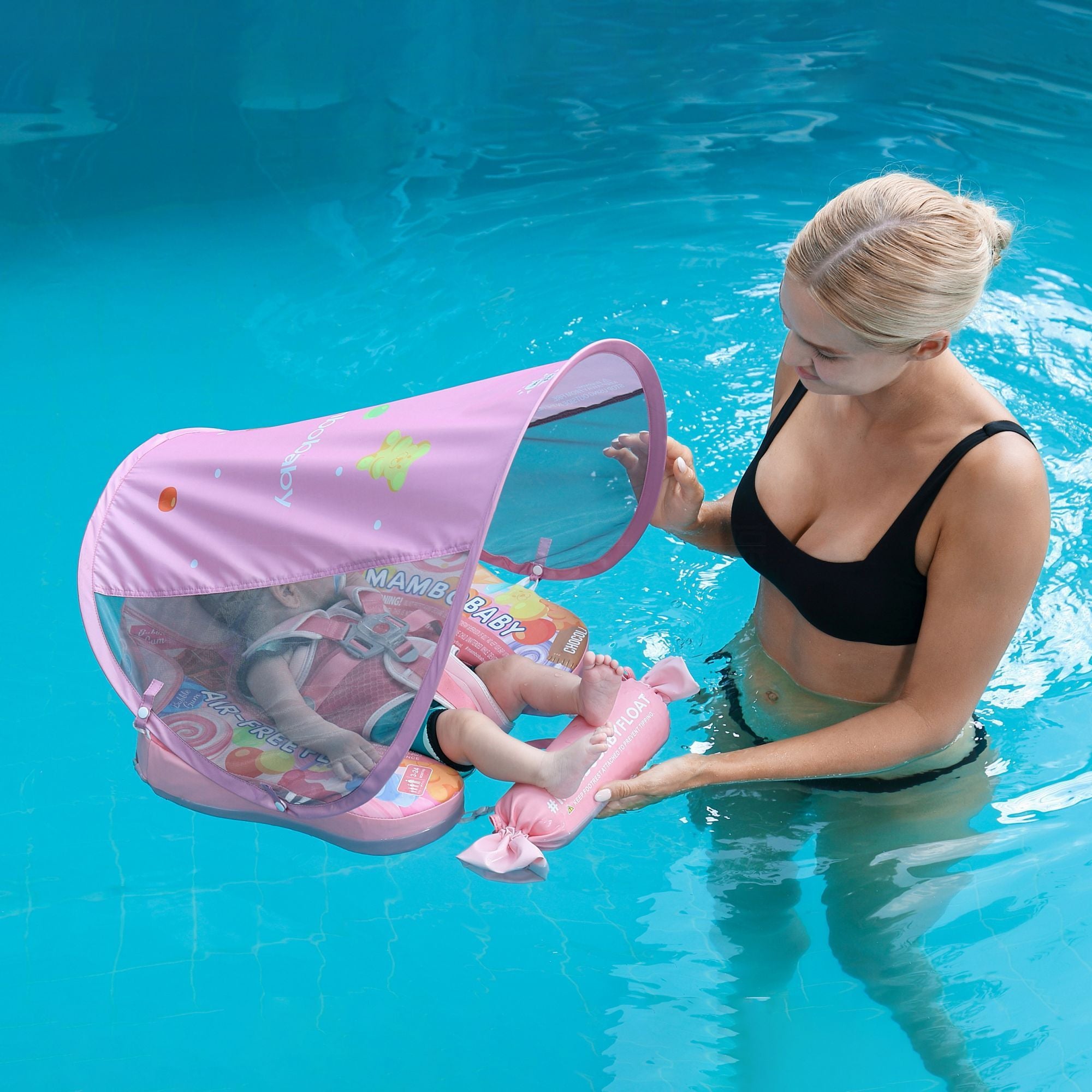 Mambobaby Float with Canopy and Tail Candy