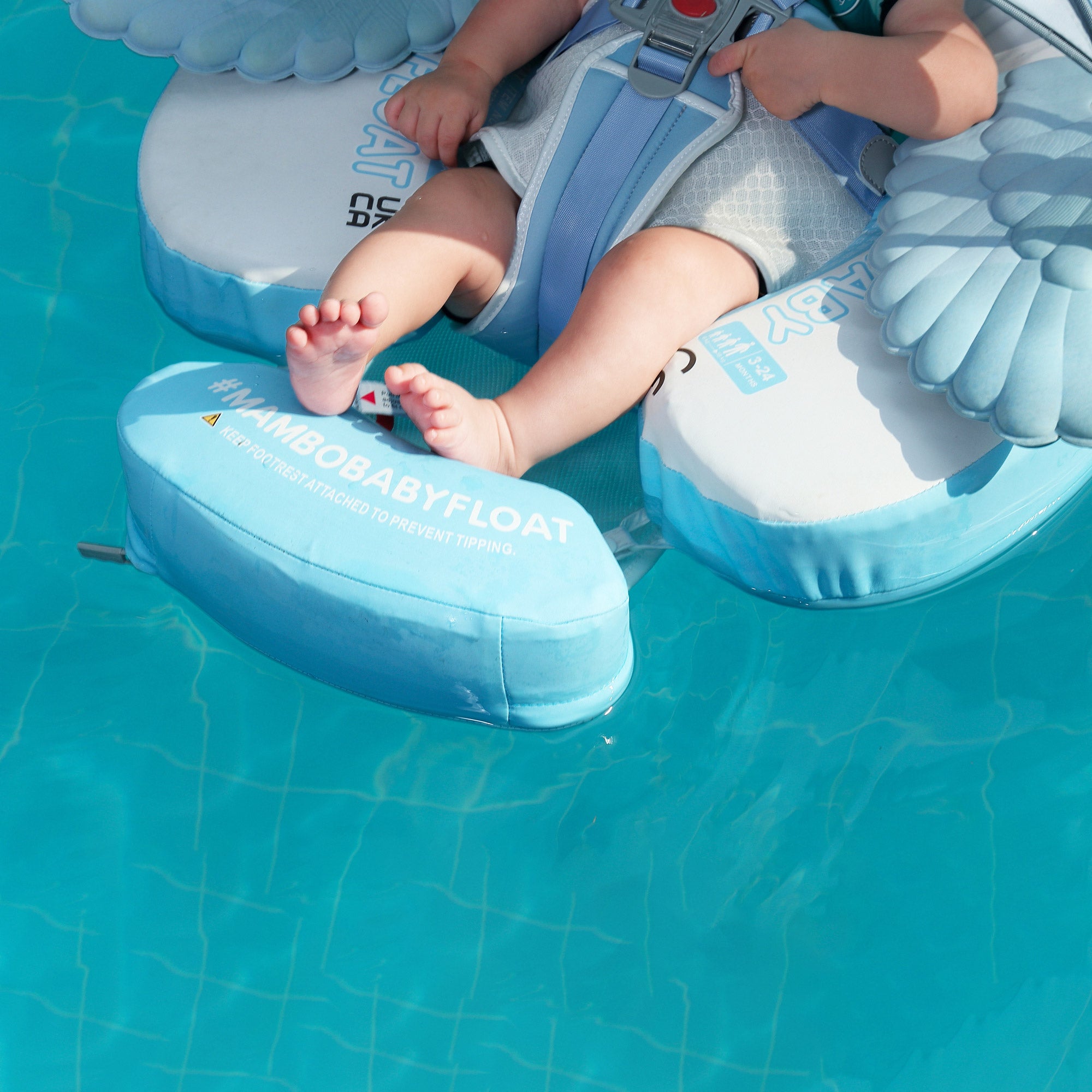 Mambobaby Float with Canopy and Tail Angel