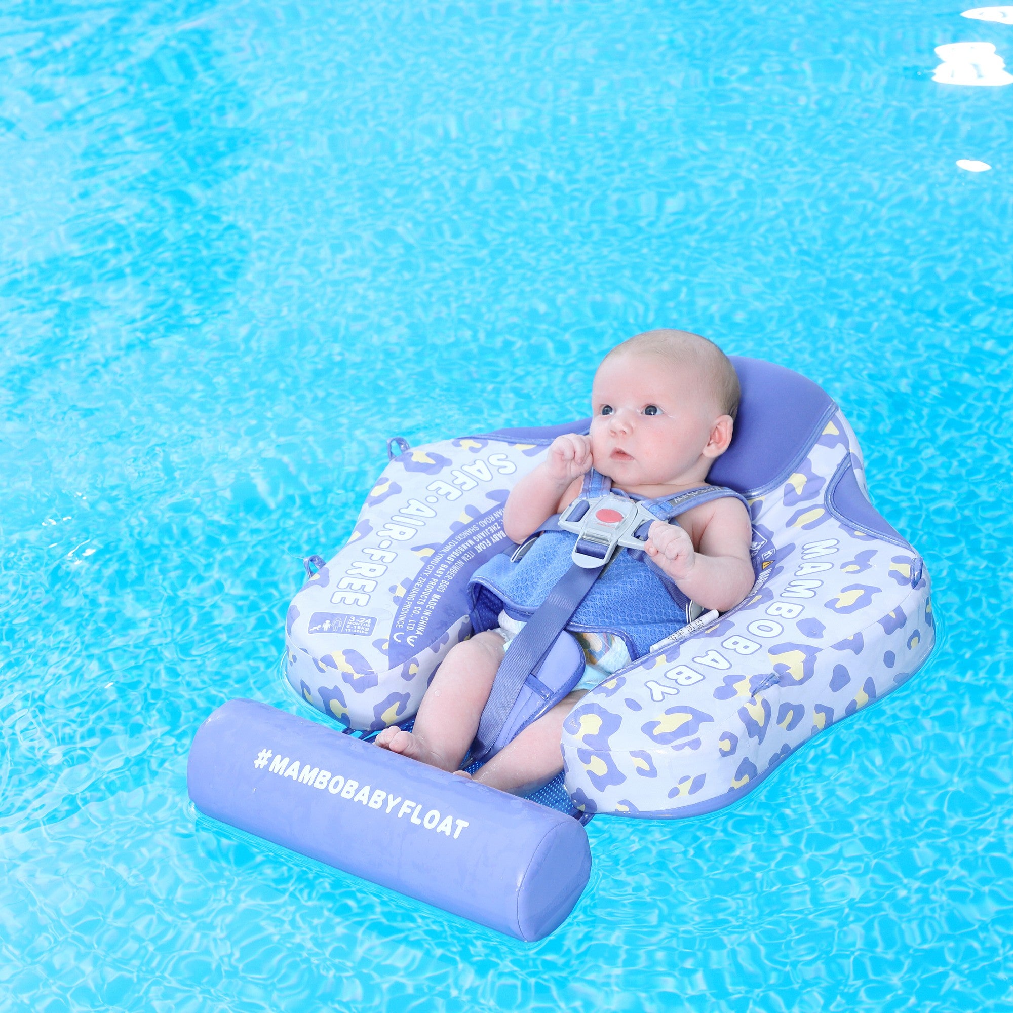 Mambobaby Float with Canopy and Tail Leopard