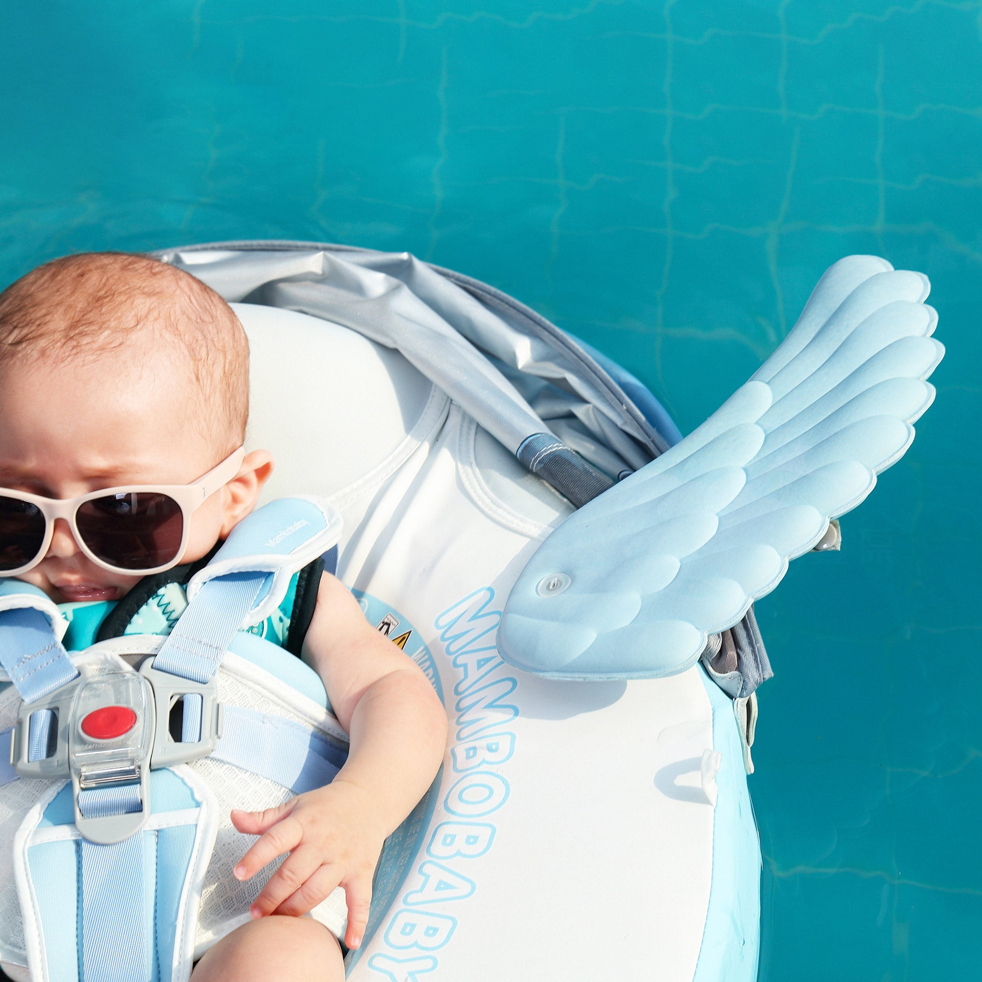 Mambobaby Float with Canopy and Tail Angel