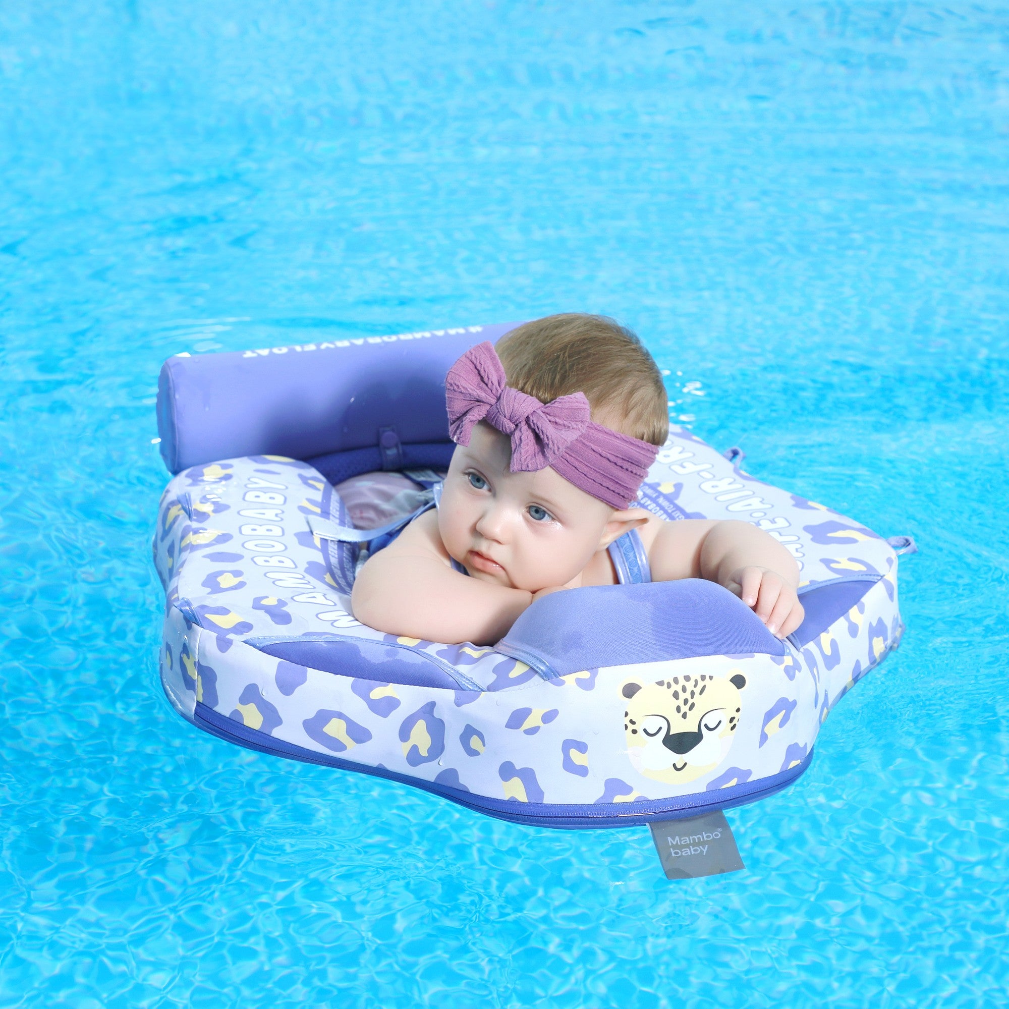 Mambobaby Float with Canopy and Tail Leopard