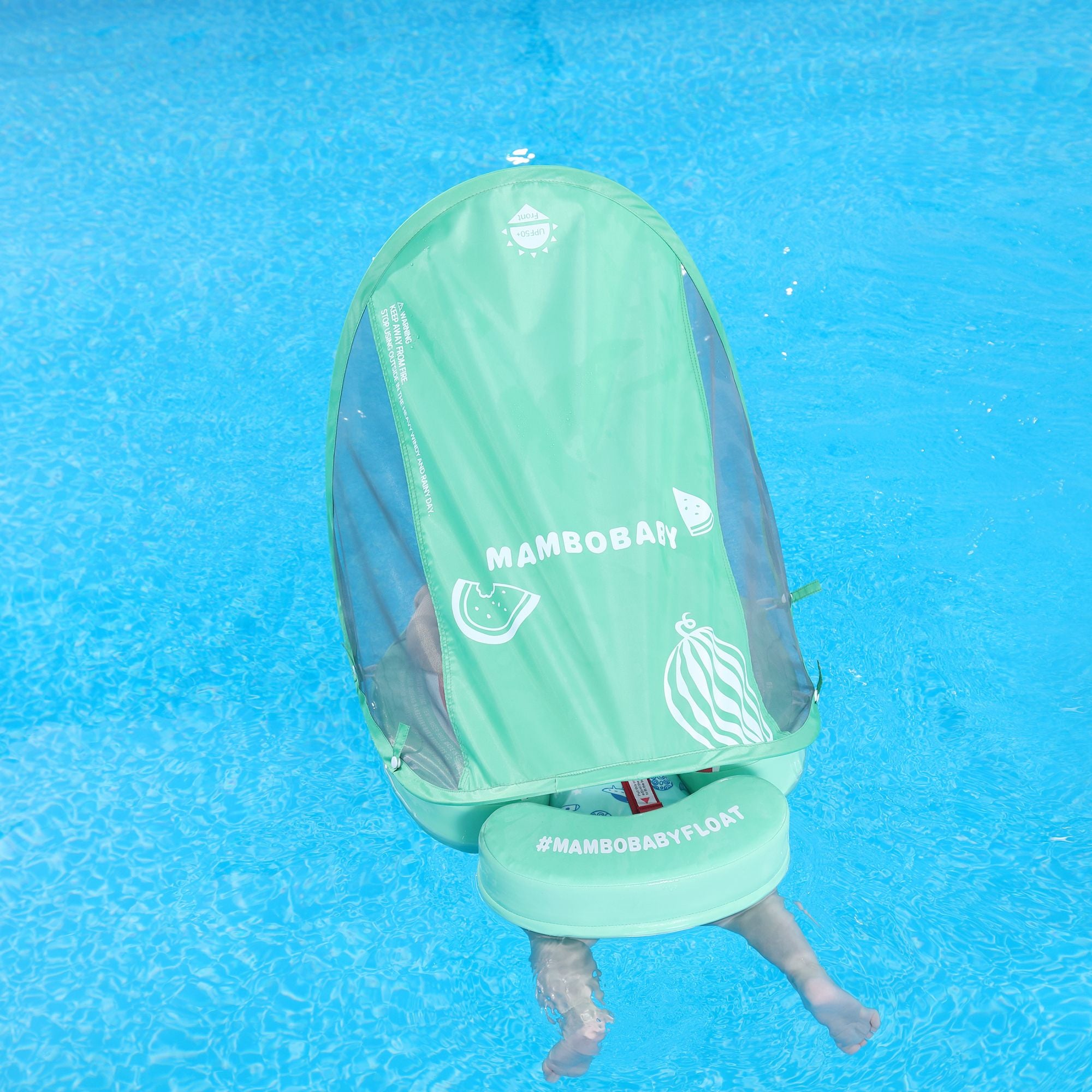 Mambobaby Float with Canopy and Tail Watermelon