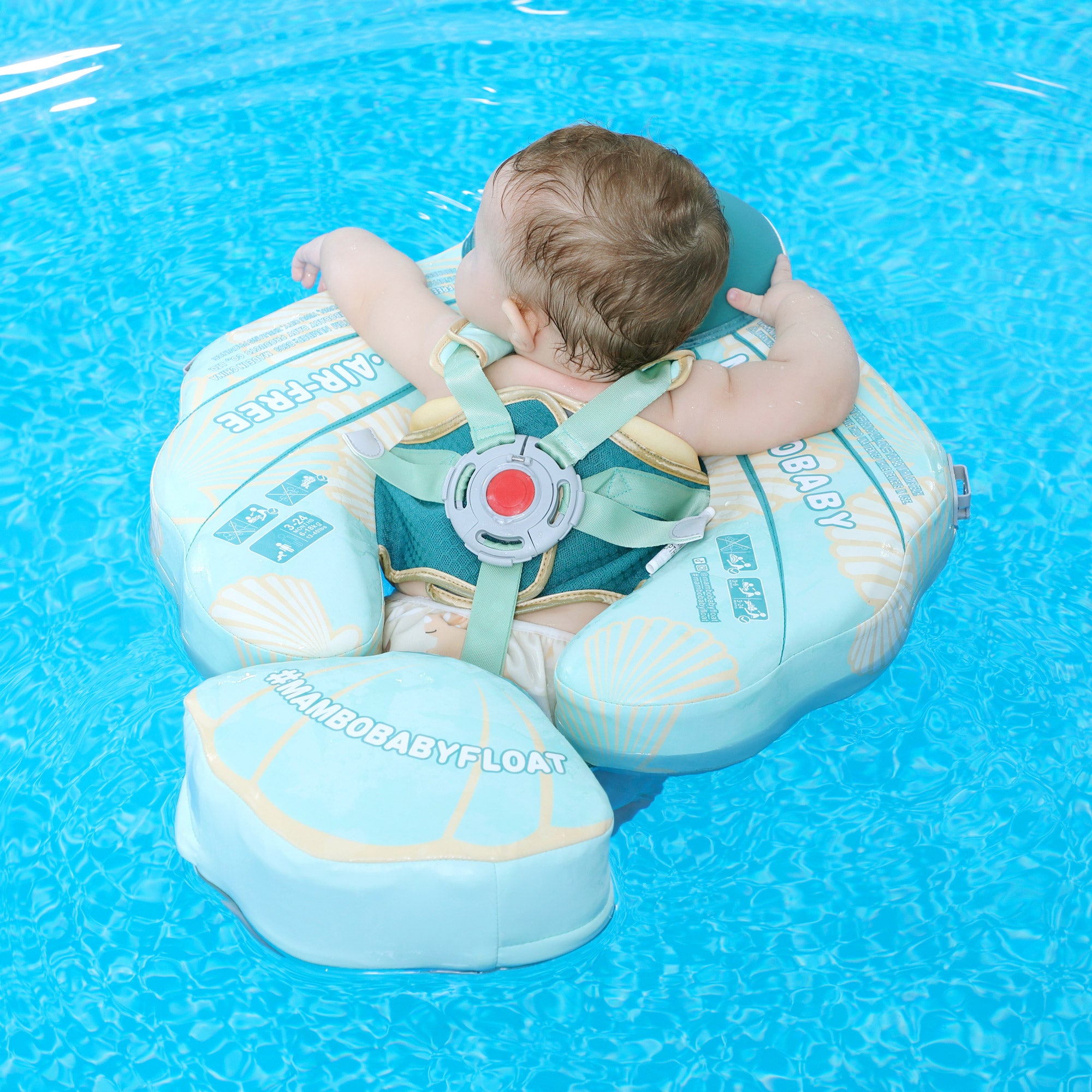 Mambobaby Float with Canopy and Tail Seashell