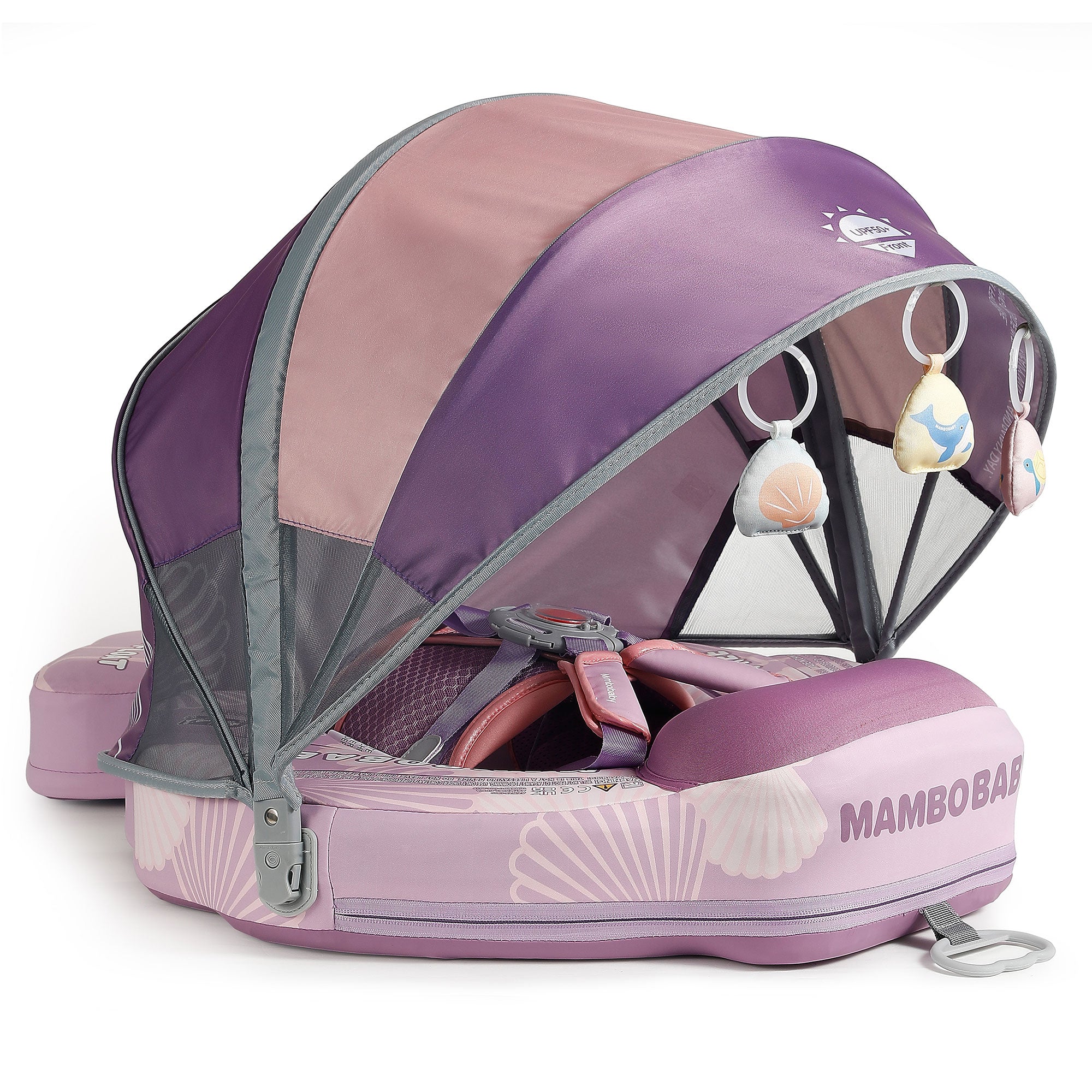 Mambobaby Float with Canopy and Tail Seashell