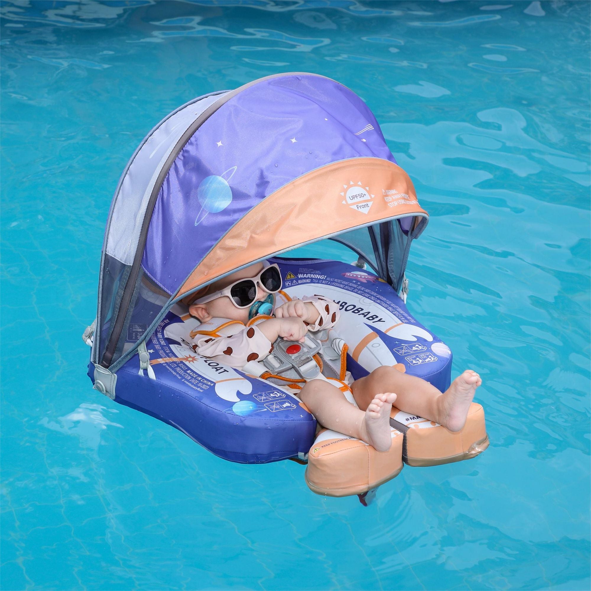 Mambobaby Float with Canopy and Tail Astronaut