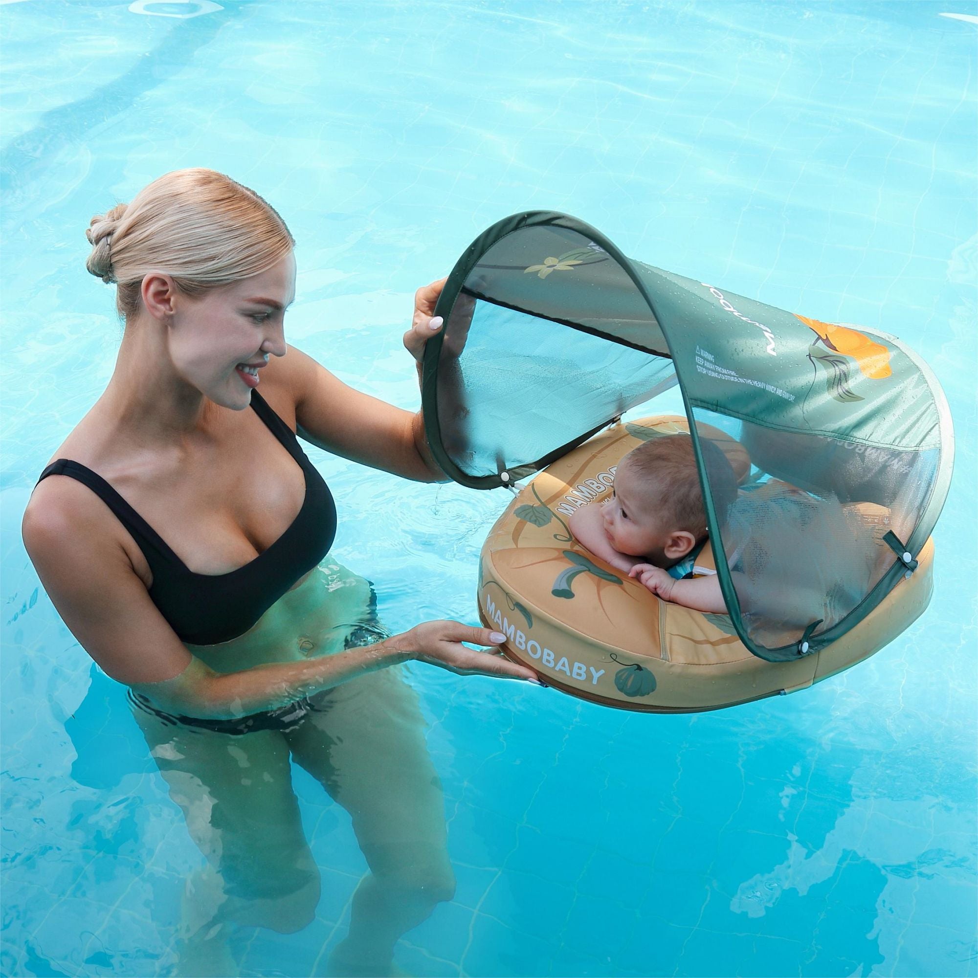 Mambobaby Float with Canopy and Tail Pumpkin