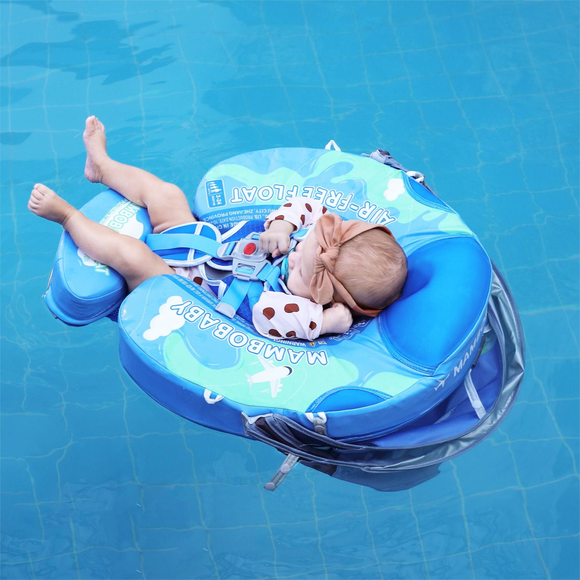 Mambobaby Float with Canopy and Tail Earth