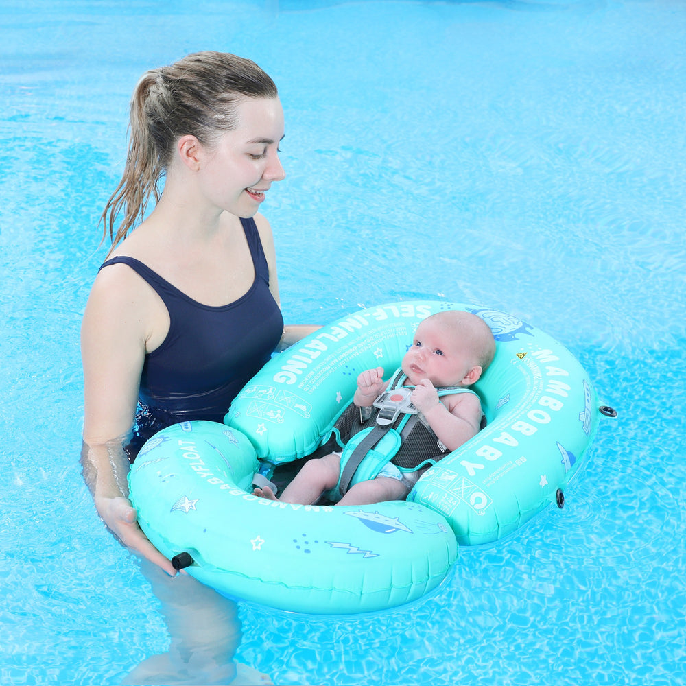 Mambobaby Float Floating Bed Baby Lite Self Inflating Swim