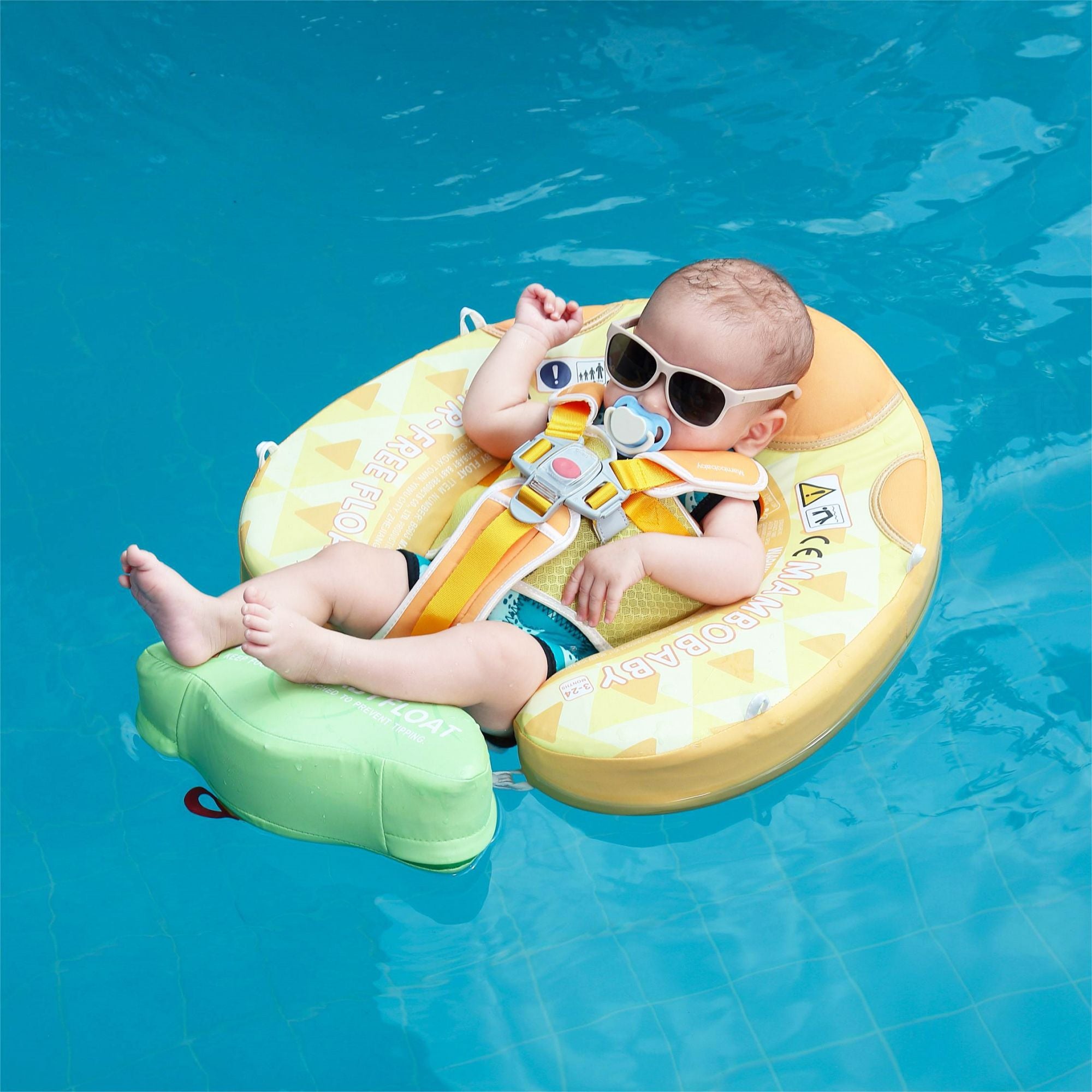 Mambobaby Float with Canopy and Tail Pineapple