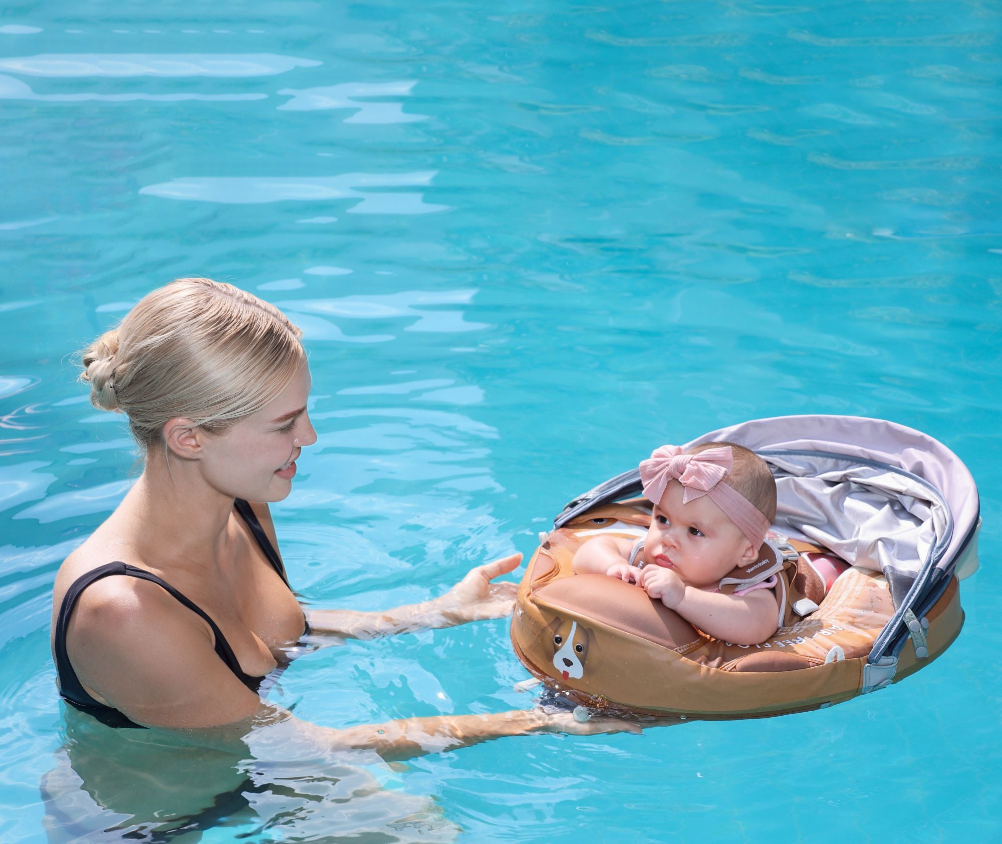 Mambobaby Float with Canopy and Tail Puppy