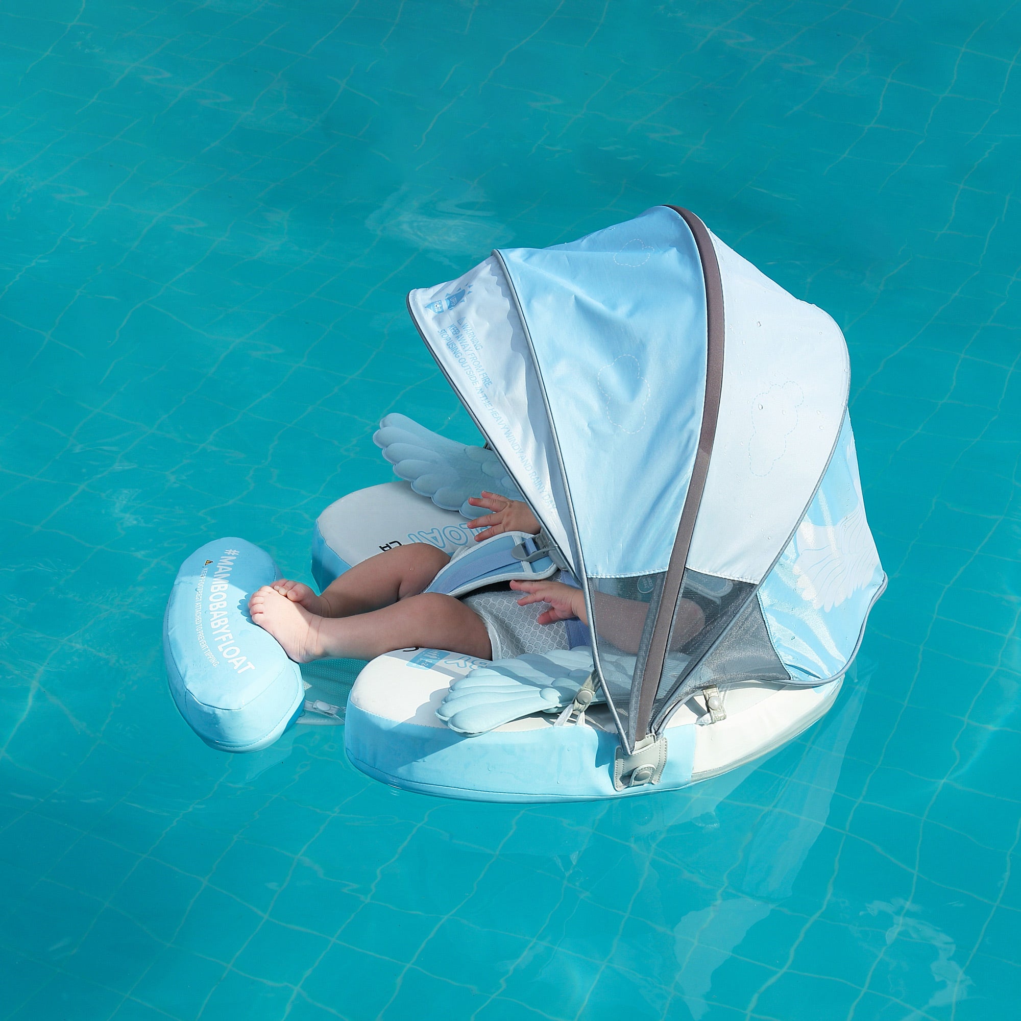 Mambobaby Float with Canopy and Tail Angel