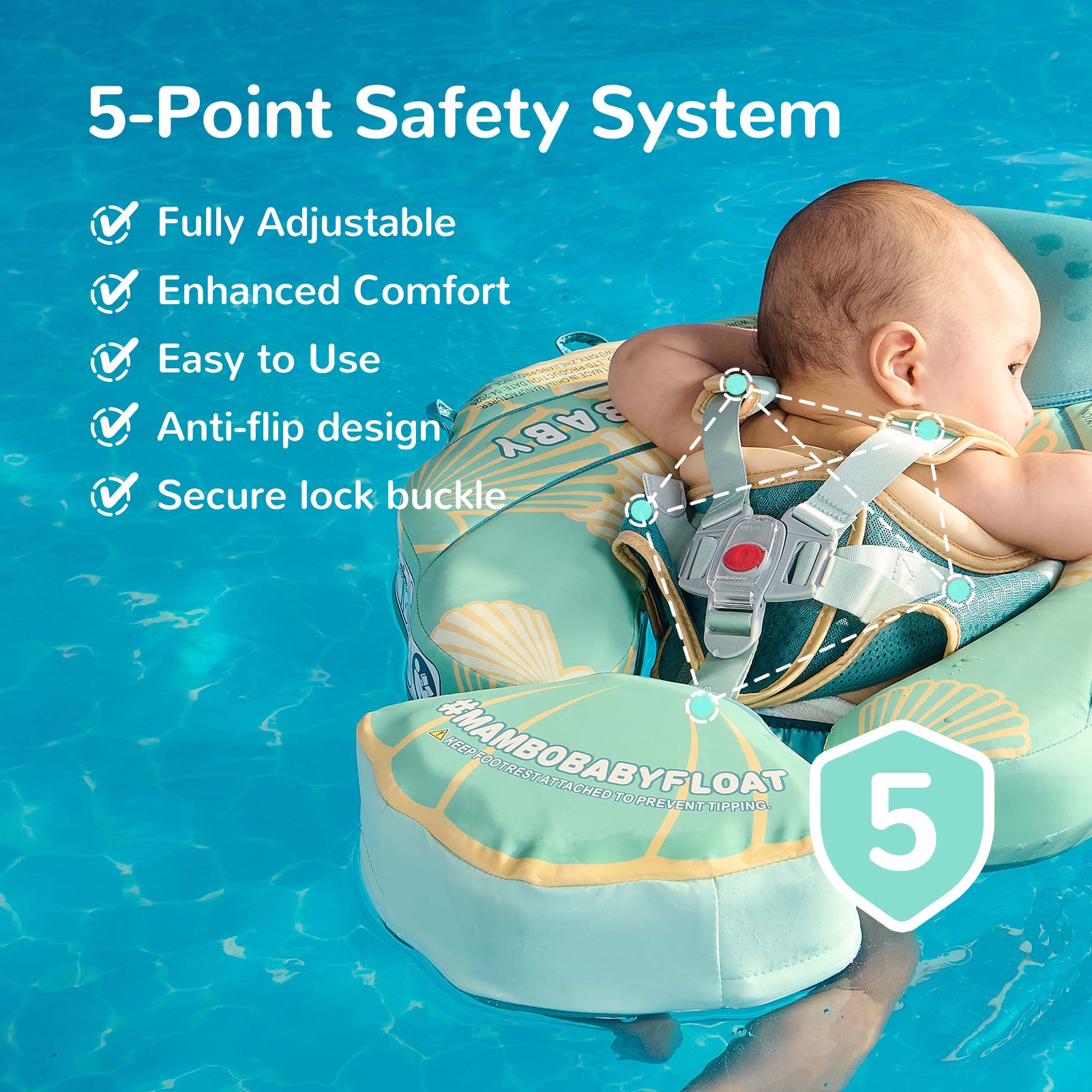 Mambobaby Float Seashell | No Canopy Included