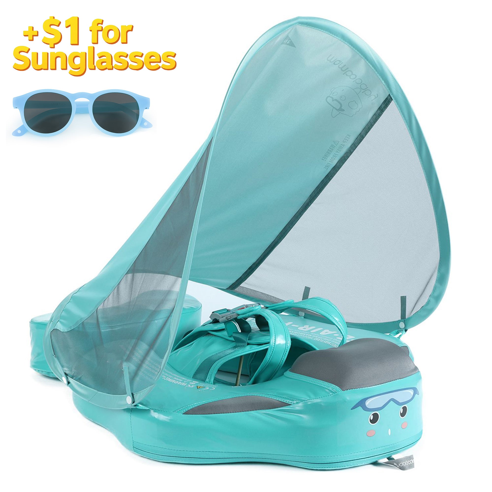 Mambobaby Float Deluxe with Canopy and Tail