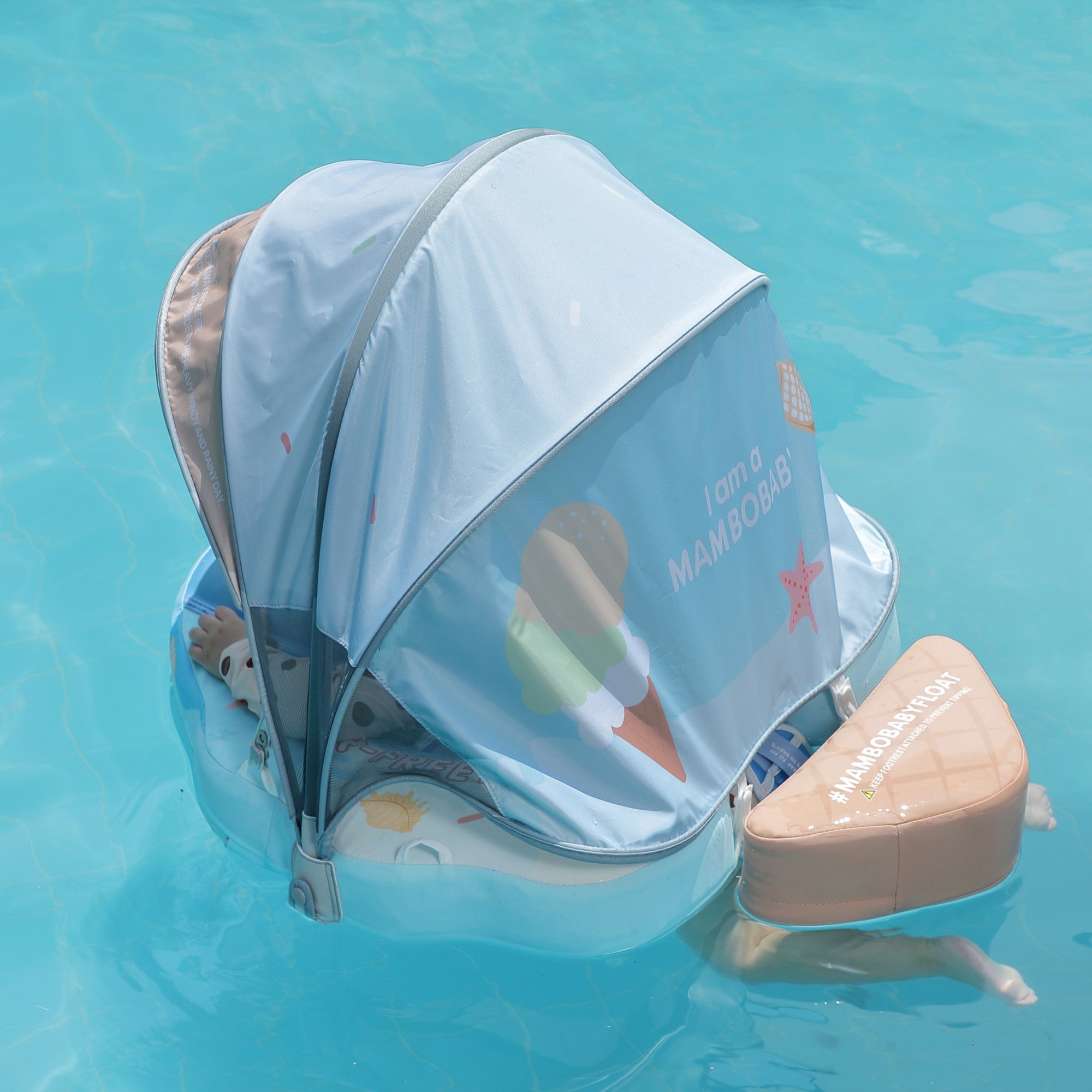 Mambobaby Float with Canopy and Tail Ice Cream