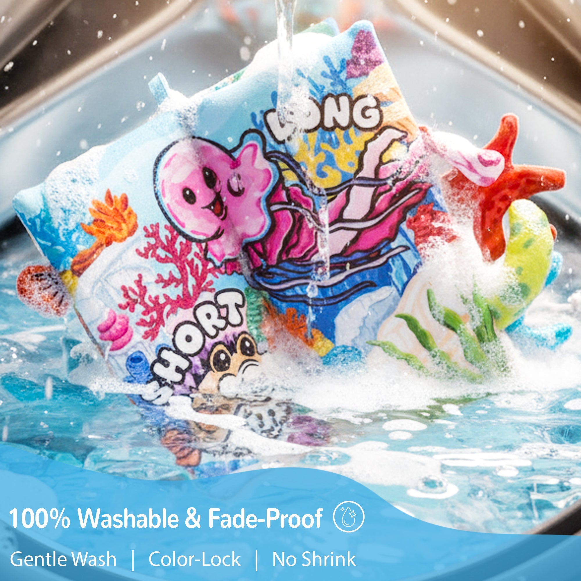 Tail Friends™ Sensory Cloth Book - Ocean Splash Tails