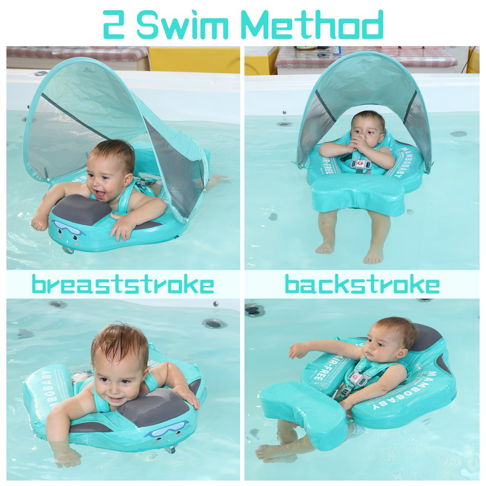 Mambobaby Float Deluxe with Canopy and Tail